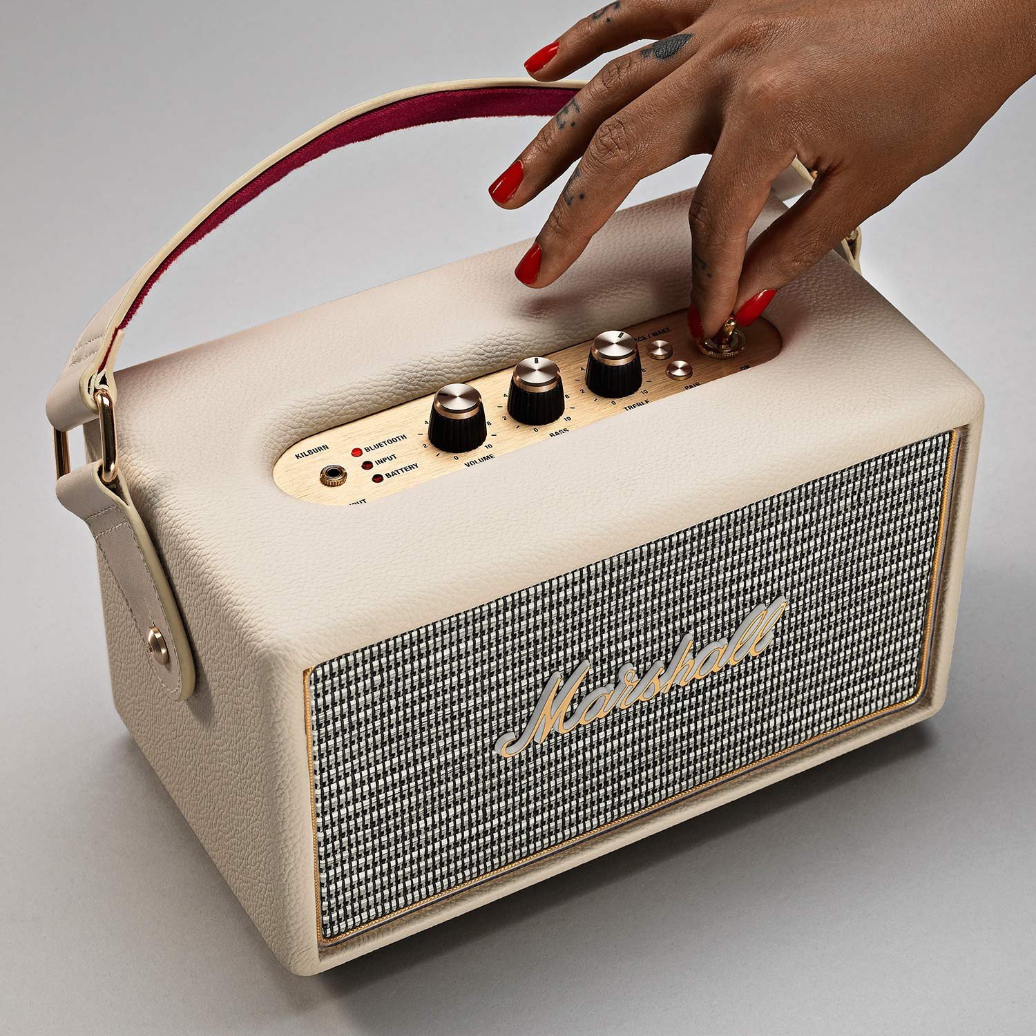 Marshall Kilburn Portable Bluetooth Speaker, Cream (4091190) Buy