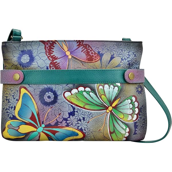 thumbnail interactive-video image 1 of Anuschka Hand-Painted Leather Shopper - Jungle Queen 1 of 10