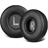 SOULWIT Earpads Replacement for Sony WH-CH500/CH510/CH520,MDR-ZX100/ZX110/ZX110NC/ZX220/XB200/ZX300/ZX330BT,MDR-V100/V150/V200/V250/V300/V400, Ear Pads Cushions for DR-BT101 - Black