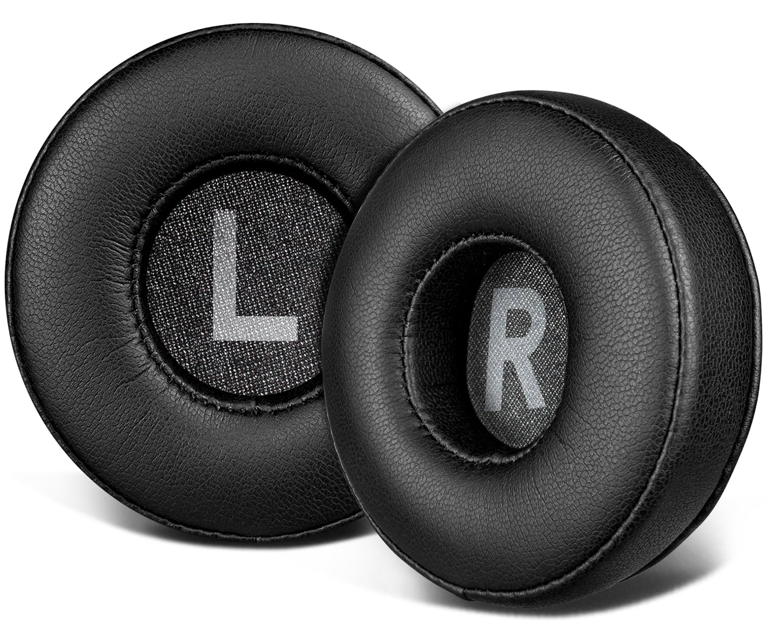 SOULWIT Earpads Replacement for Sony WH-CH500/CH510/CH520,MDR-ZX100/ZX110/ZX110NC/ZX220/XB200/ZX300/ZX330BT,MDR-V100/V150/V200/V250/V300/V400, Ear Pads Cushions for DR-BT101 (70mm PL Black)