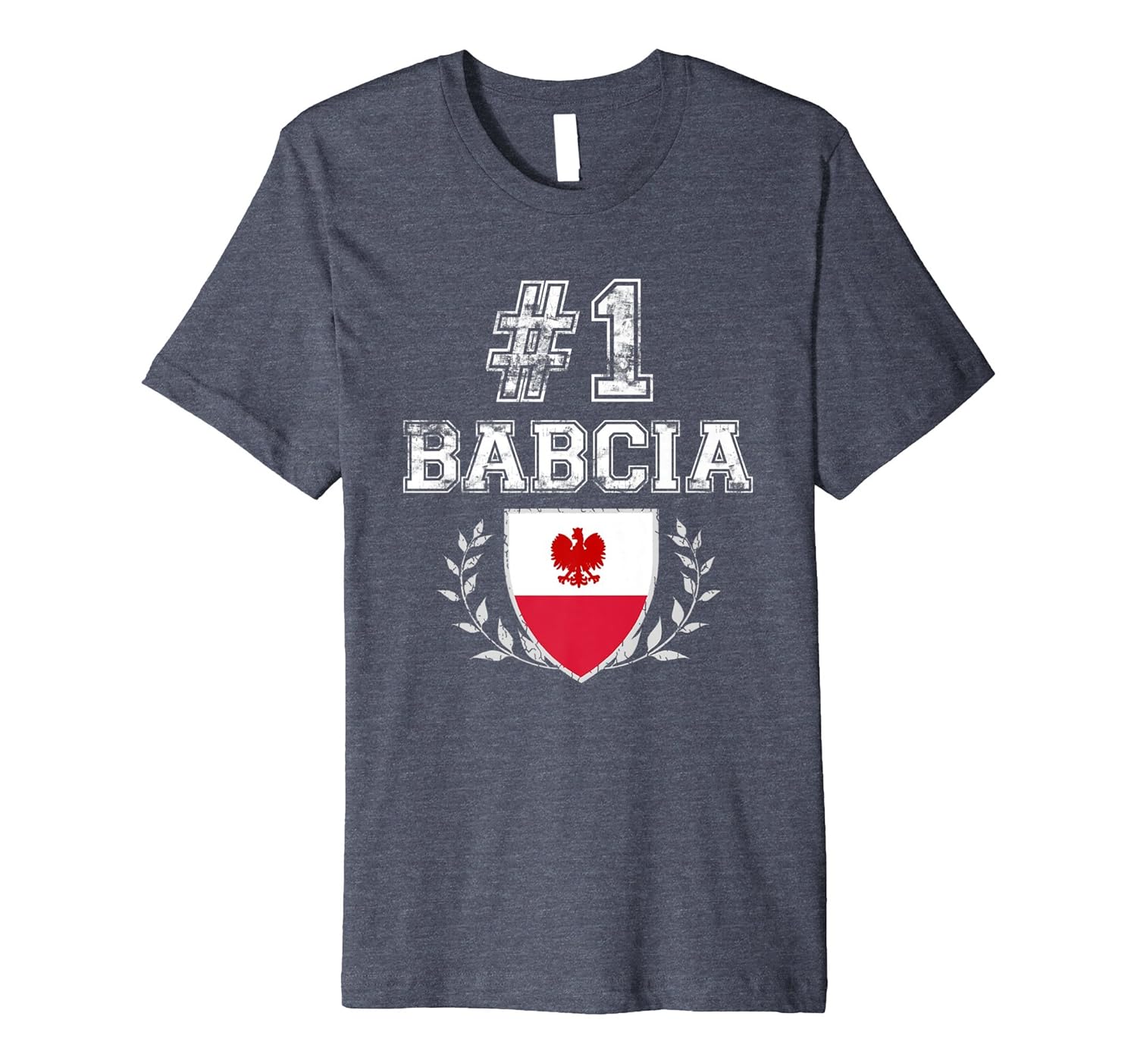 Number One Babcia! Polish Grandmother T-Shirt-anz