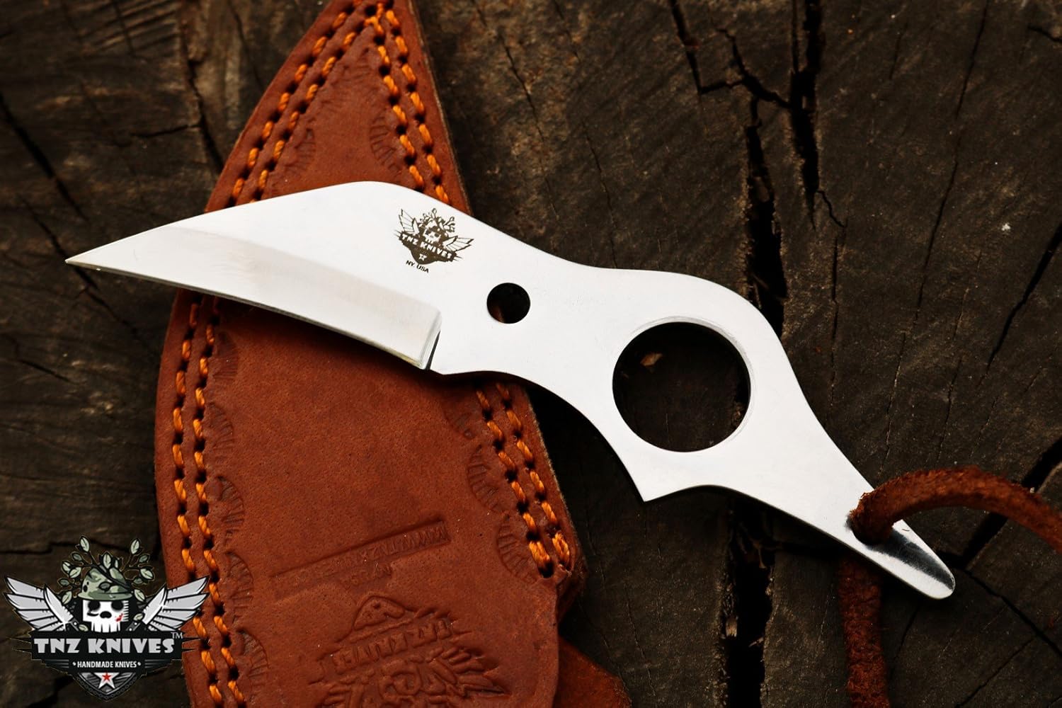 TNZ208 440c Neck Knife 5.5″ Long 3″Blade 6oz small Neck