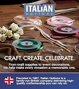 Italian Options Non-Shed Glitter Cardstock A4 250gsm 10 Sheets Silver view 6