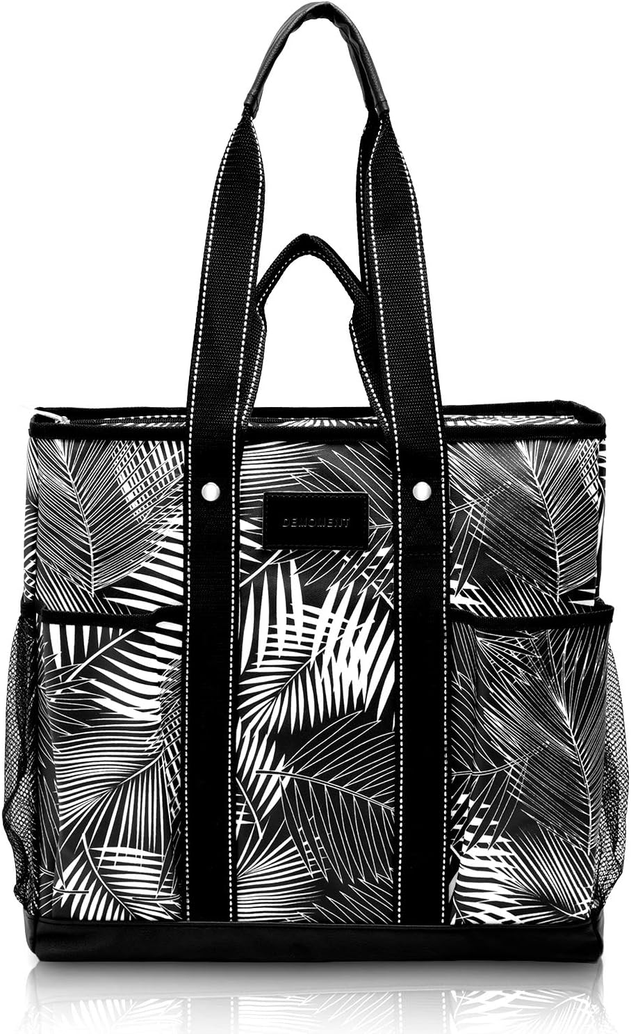 Water Resistance Canvas Tote Shopping Bag,Wipe Clean Utility Teacher Nurse Organizer Handbag Bag DEMOMENT