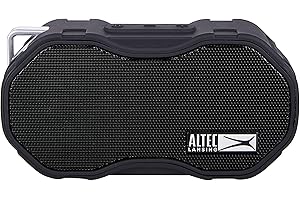 Altec Lansing Baby Boom XL - Waterproof Bluetooth Speaker, Wireless & Portable for Travel & Outdoor Use, Deep Bass & Loud Sound, 1 Pack, Black