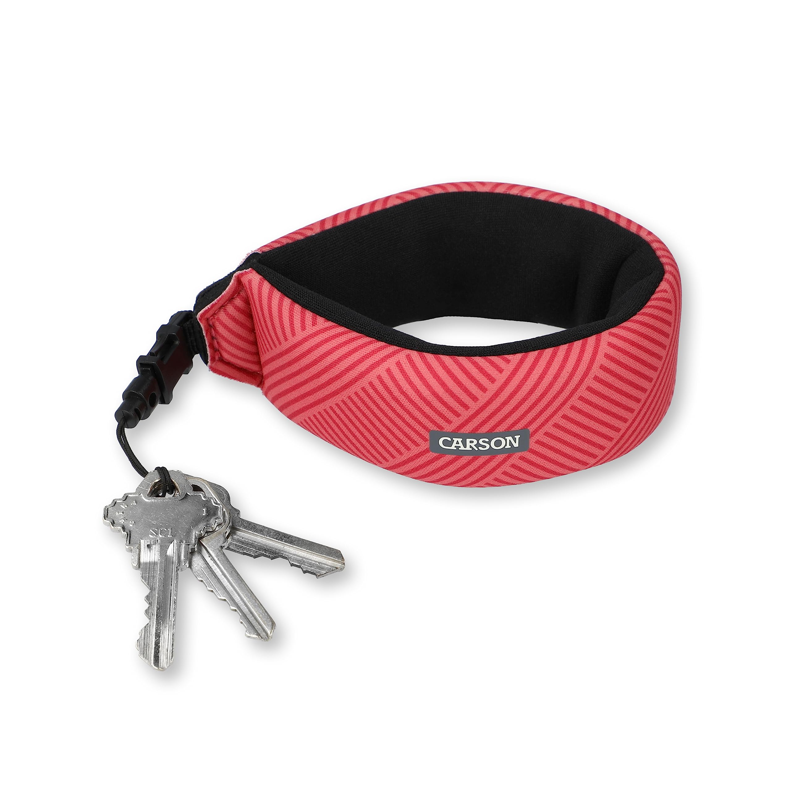 Carson Floating Wrist Strap with Lightweight Foam-Core Technology - Crimson (FA-20 (03))