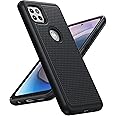 BNIUT for Motorola One 5G Ace (One 5G UW Ace) Case: Dual Layer Protective Heavy Duty Cell Phone Cover Shockproof Rugged with Non Slip Textured - Military Protection Bumper - 6.7inch (Matte Black)