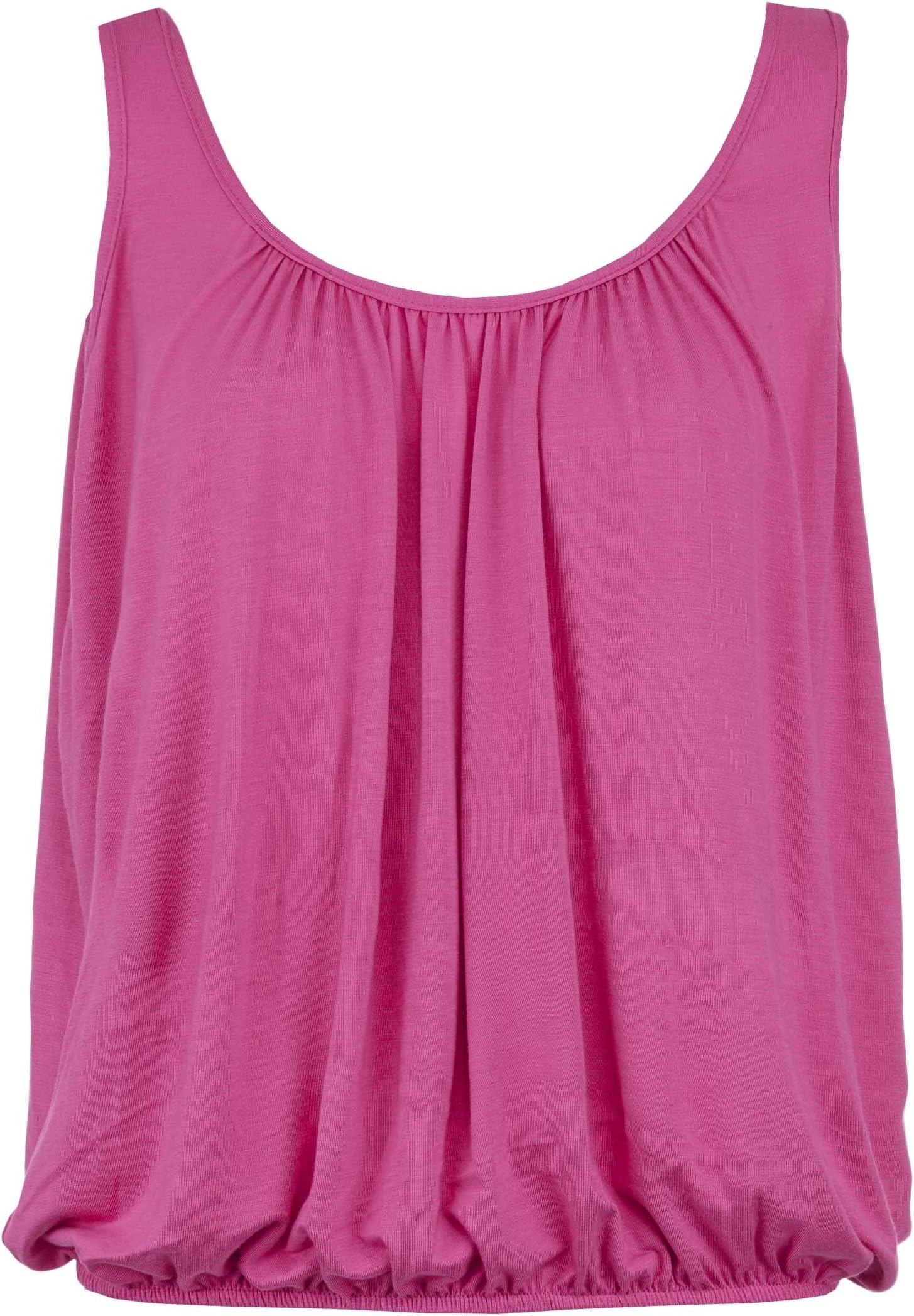 BNWT Women's Vest Top Loose Fit Elasticated Waist Sleeveless T Shirt