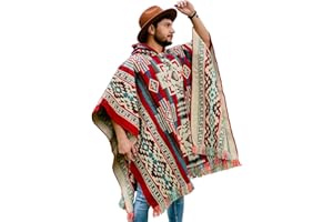 Alpaca ponchos for men and women | Handmade with the best baby alpaca wool material by Ecuadorian artisans.