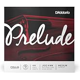 D'Addario Prelude Cello G String 4/4 Scale, Medium Tension | Prelude cello strings deliver warm tone, durable steel core construction and reliable student performance.