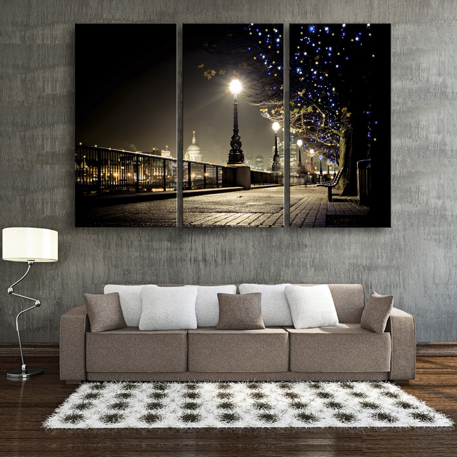 30x60cm 3pcs インテリア 30x60cm 3pcs Led飾り絵 Ledキャンバスプリントを 30x60cm 3pcs E Home Bq92l Led光ファイバ飾り絵 る 美しい街灯 輝く装飾画 21春夏新作 Rumble Media