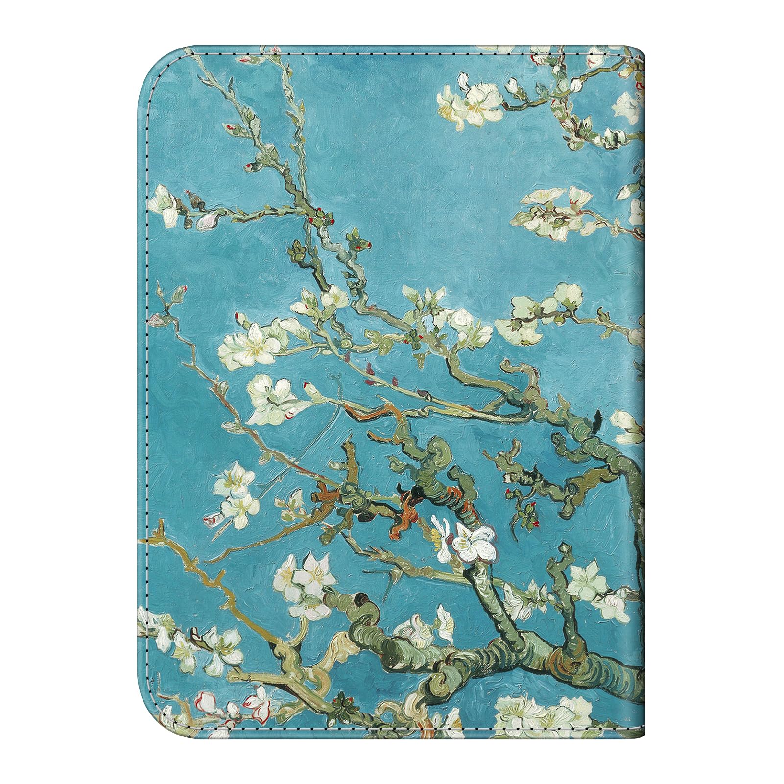 FINTIE Case for Nook GlowLight 3, Slim Fit Premium Vegan Leather Folio Cover for Barnes and Noble Nook GlowLight 3 eReader 2017 Release Model# BNRV520, Blossom
