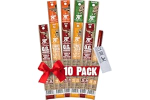 Righteous Felon Jerky Variety Pack Meat Sticks | High Protein, Low Carb, Keto, Gluten Free, Low Sugar, Healthy Snack Stick | All Natural, Individually Wrapped Craft Beef, Turkey, Pork | 10 Count