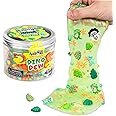 Crazy Aaron's Slime Charmers® - Dino Dew - Bright Green Water Slime, Sensory Toys for Kids - Creative and Endless Fun, Stress Relief Therapy, Gifts for Girls and Boys - Made in USA