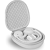 Headphone Case for Sony WH-CH720N Soundcore by Anker Q20i, Hard Portable Over Ear Headphone Carrying Case, Wireless Headphone Storage Protective Case for Travel Home (Grey)