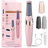 Electric Callus Removers for Feet, Rechargeable Electric Foot Callus Remover Pedicure, Removes Dry Skin for Smoother Feet, Foot Care for Dead Skin Ideal Gift (Pink)