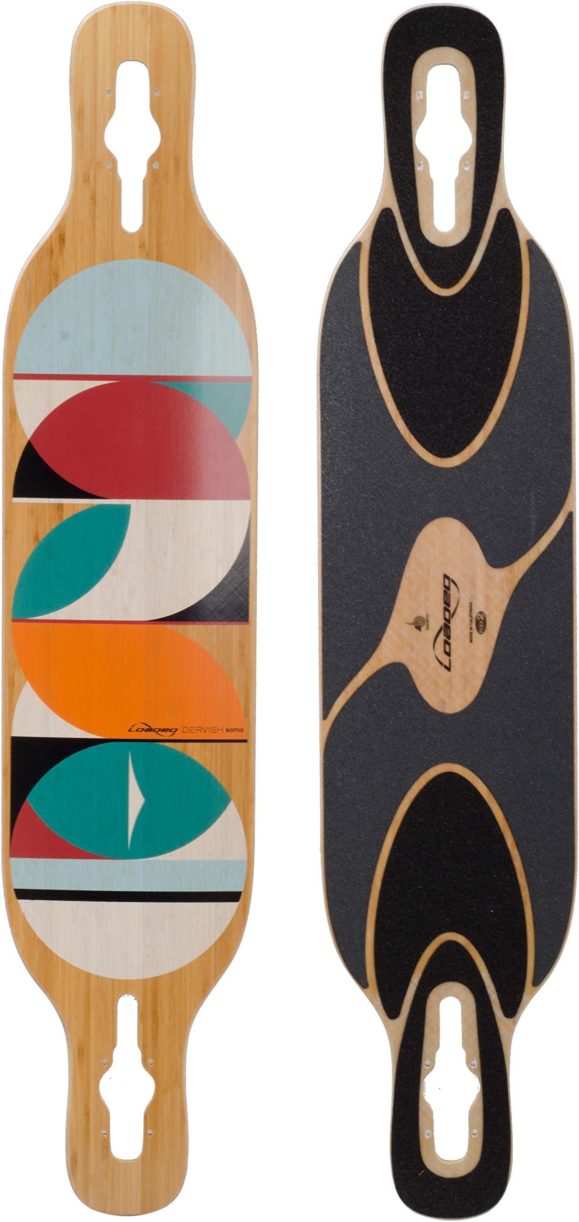 Loaded Boards Dervish Sama Bamboo Longboard Skateboard Deck