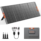 400W Portable Solar Panel for Power Station, 24% High Efficiency Lightweight ETFE Foldable Solar Panel Charger, MC4 Output, IP65 Waterproof, for Outdoor Camping, RV, Emergency Power Supply