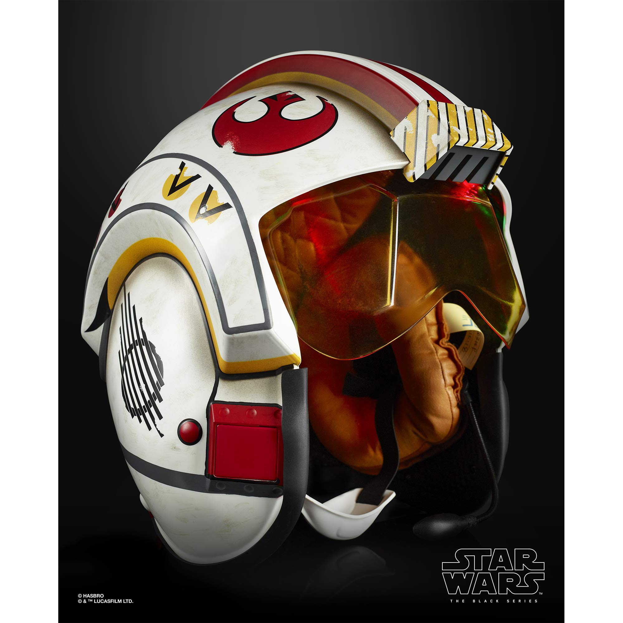 Star Wars The Black Series Luke Skywalker Battle Simulation Helmet Premium Electronic Roleplay Collectible Full Scale Lights & Sounds