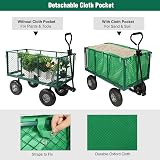 campMax Oversized Garden Cart 650lbs Heavy Duty Wagon with Removable Sides view 4