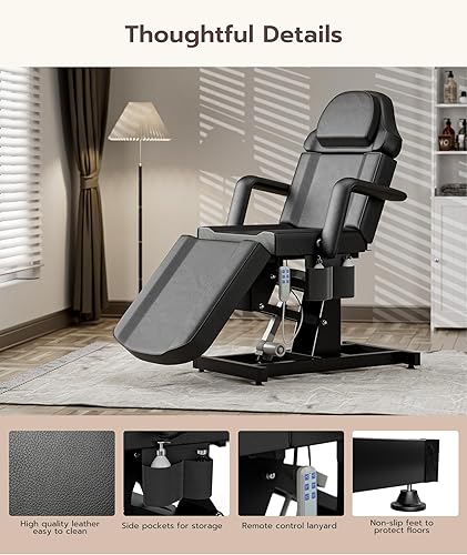 Barber Chair Electric Tattoo Bed Bronte Electric Tattoo Bed