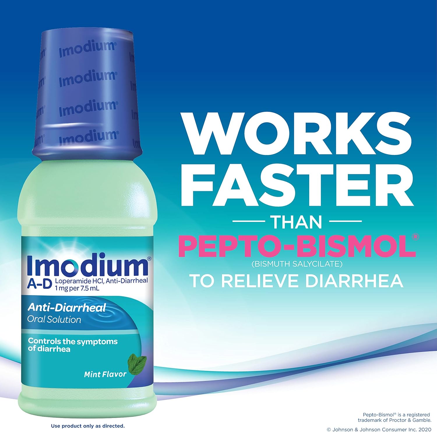 Imodium A-D Liquid Anti-Diarrheal Medicine with Loperamide Hydrochloride, Mint Flavor, 8 fl. oz: Health & Personal Care