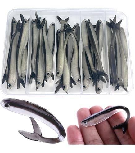 Leurres Pour La Pêche Du Bar | Leurres Souples En PVC Pour La Pêche Au Brochet - Appâts Souples Résistants Avec Queue En T Pour Sandre Saumon Truite