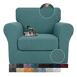 JIVINER Newest 2 Pieces Armchair Covers for Living