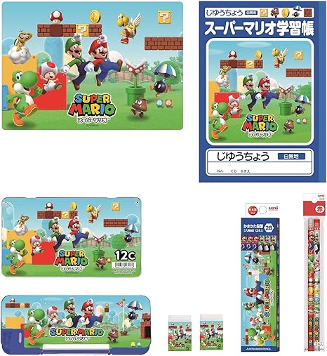 Amazon 三菱鉛筆 21キャラクター文具セット スーパーマリオ Mitsubishi Sms5 21 おどうぐばこ 文房具 オフィス用品