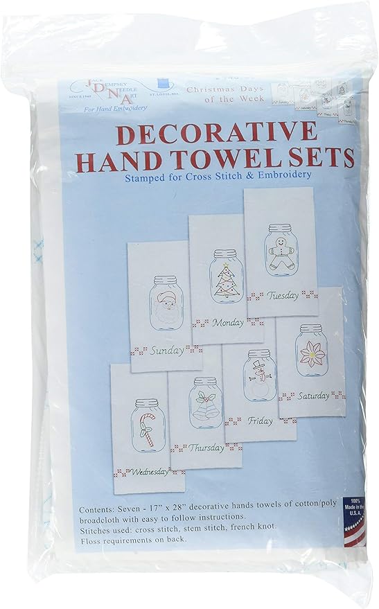 Amazon Com Jack Dempsey 340 896 Stamped Decorative Hand Towels