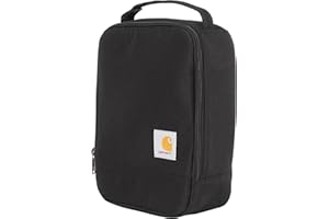 Carhartt Insulated Lunch Cooler For Men and Women, Fully Insulated Lunch Pale for Everyday Use, Black