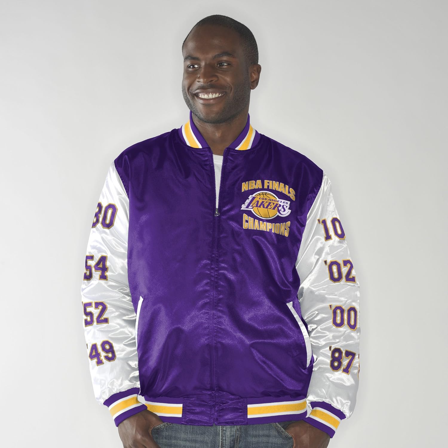 G Iii Sports Los Angeles Lakers Up The Gut Nba Finals Champs Commemorative Satin Jacket Xxx Large Outerwear Clothing Cjp Org In