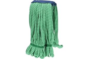MECCANIXITY Commercial Mop Head Replacement 10 Oz 33.5 Inch Absorbent Microfiber Wet/Dry Mop Floor Cleaning Mop Head for Home