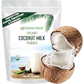 Z Natural Foods Organic Coconut Milk Powder - Dairy-Free Creamer, 1 lb | USDA Organic, Unsweetened, Dairy-Free, Gluten-Free, Non-GMO, With MCTs, Contains Tree Nuts, For Coffee &amp; Smoothies