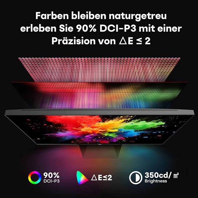G27H3D 27 Zoll Gaming Monitor 240Hz, FHD (1920×1080) Fast IPS Bildschirm, 1ms MPRT, HDR400, 90% DCI-P3, Low Blue Light, 2× HDMI 2.0 & DP 1.4, VESA 100×100, PC Gaming Monitor, Schwarz