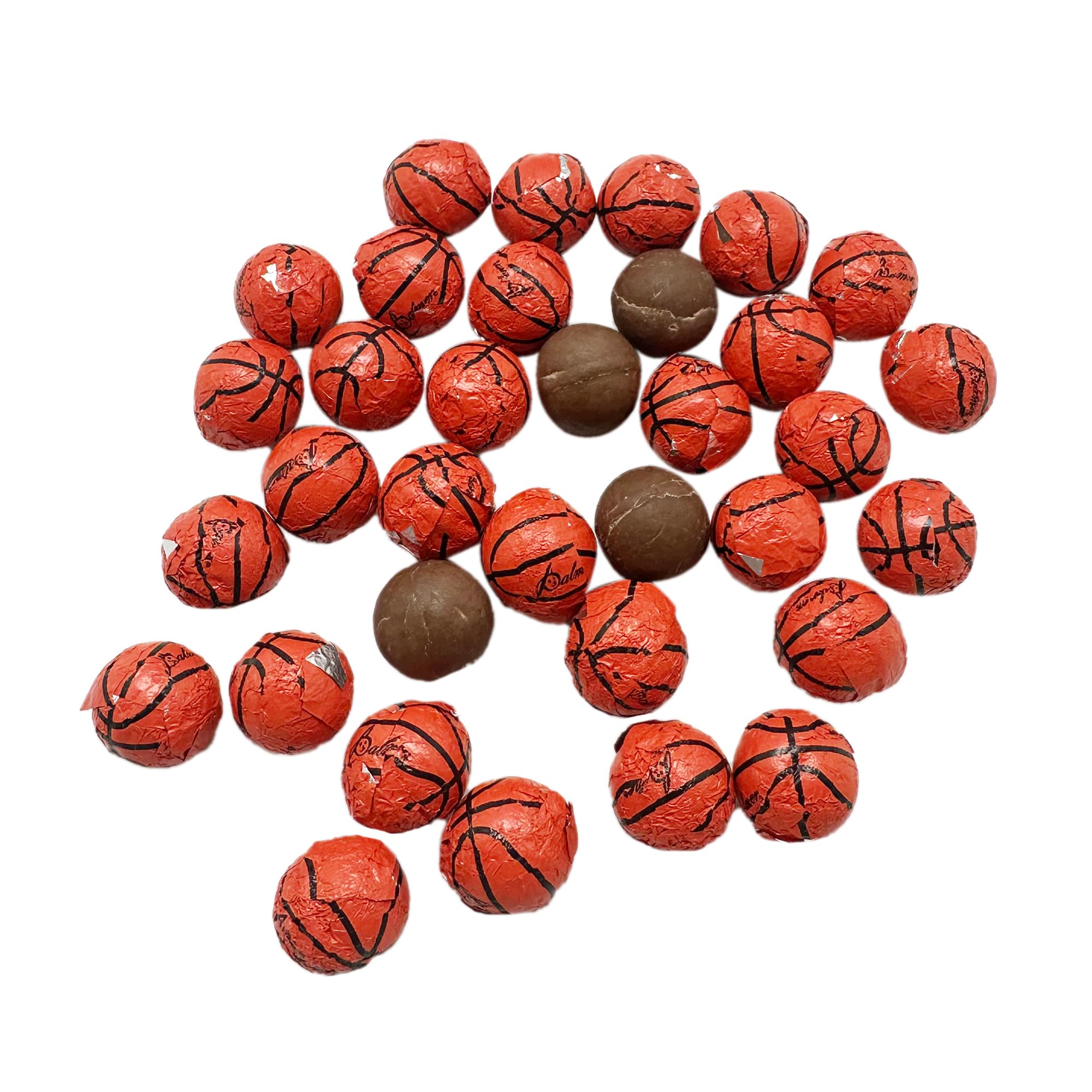 Chocolate Basketballs - 3 LB Resealable Stand Up