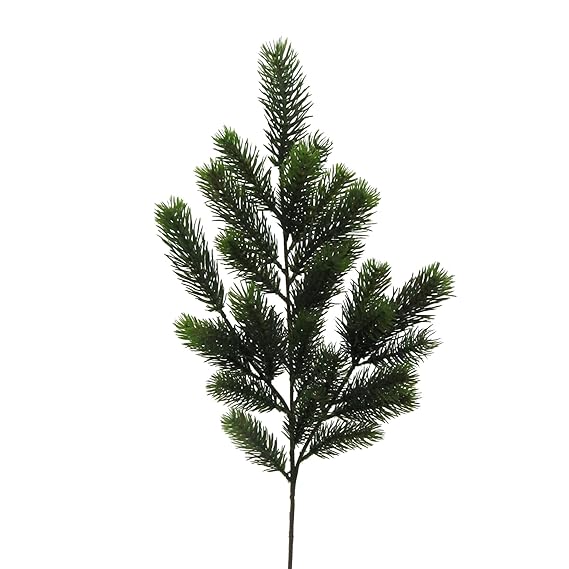 Künstlicher Tannenzweig mit 28 Trieben. Ca 67 cm.