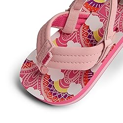 REEF Kids Girls Sandals, Little Ahi, Rainbows And