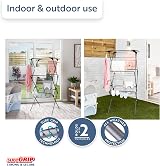 Minky Premium Sure Grip 3 Tier Airer Stainless Gunmetal Standard Size view 3