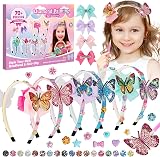 Vinitoy Headband Making Kit for Girls - DIY Diamond Hair Accessories Craft Toy view 1