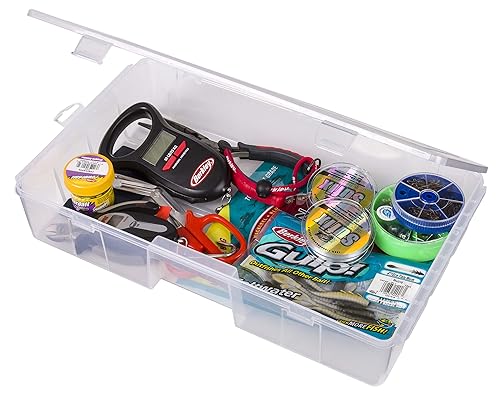 Flambeau Outdoors 7000R Fishing - Clear Double Deep Bulk Core Fishing Lure, and Gear Storage, Tuff Tainer Includes Zerust Anti-Rust Tab