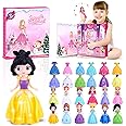 Princess Advent Calendar 24 Day Countdown Toy with Dress Up Clothes Perfect Christmas Gifts for Girls Aged 3 to 8 Interactive Play Set for Holiday Season Fun and Imagination