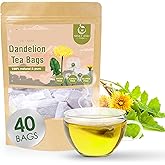 NHAT ANH FARM - Premium Dandelion Tea Bags, 40 Tea Bags, 100% Natural Dried Dandelion Leaves, Naturally Sweet Herbal Tea, Sugar-Free, Caffeine-Free, No Additives.