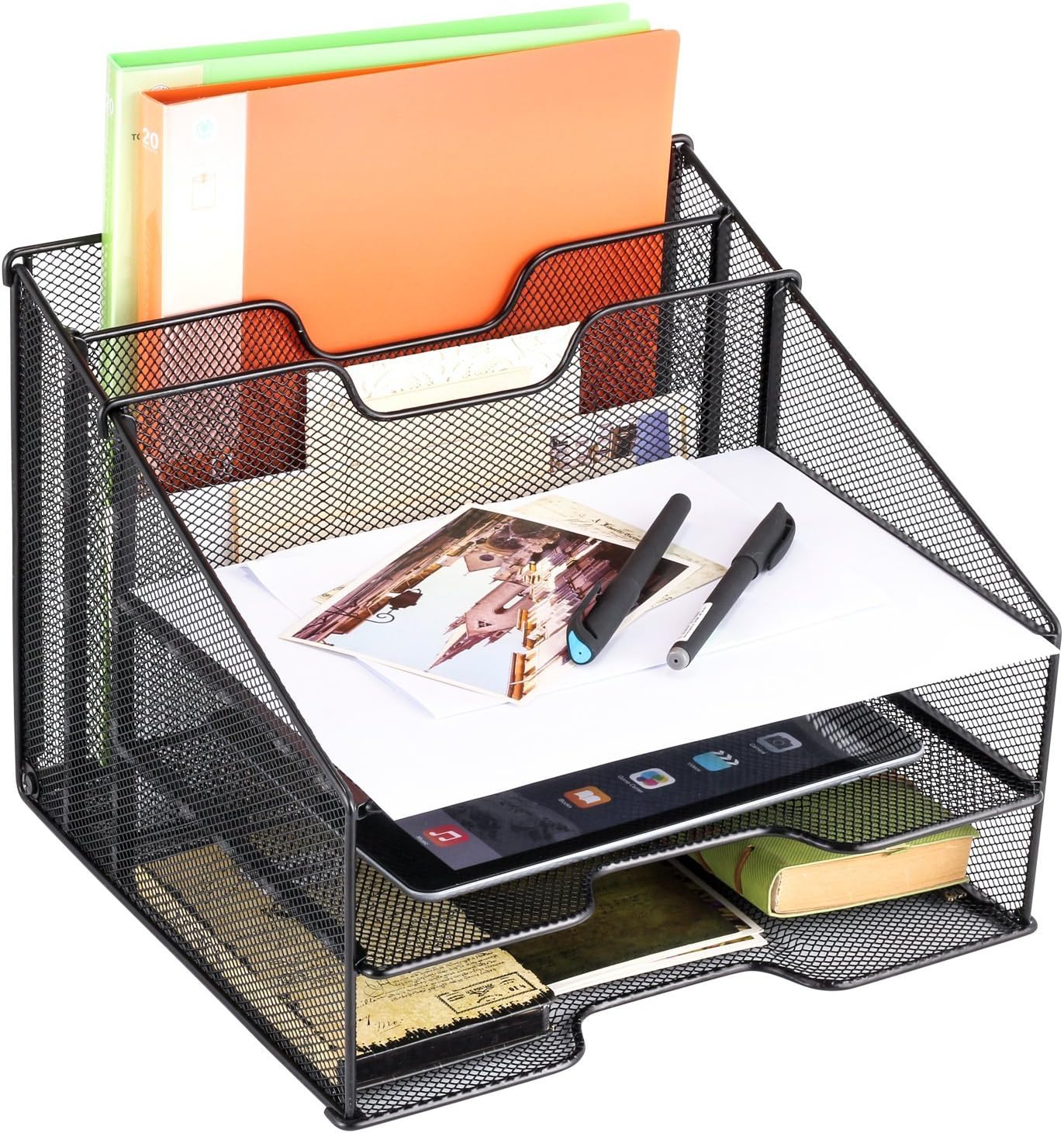 Athlen Desktop File Organizer - Black