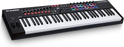 M-Audio Oxygen Pro 61 MIDI Keyboard Controller with NKS Beat Pads Faders
