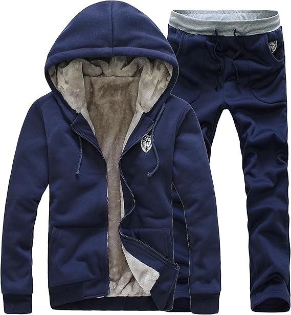 Amazon Co Jp Jilport 裏ボア スウェット 上下セット パーカー メンズ ネイビー S 服 ファッション小物