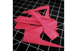 DCA Custom Arrows Mini Sabre Vanes Archery vanes for Hunting, 3D, or Indoor, Mechanical broadheads, Small Fixed Blade broadheads, or Field Points. Multiple Colors in 40 or 100 Pack