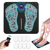 Amazon.com: Phixnozar EMS Foot Massager Mat with Remote Control 