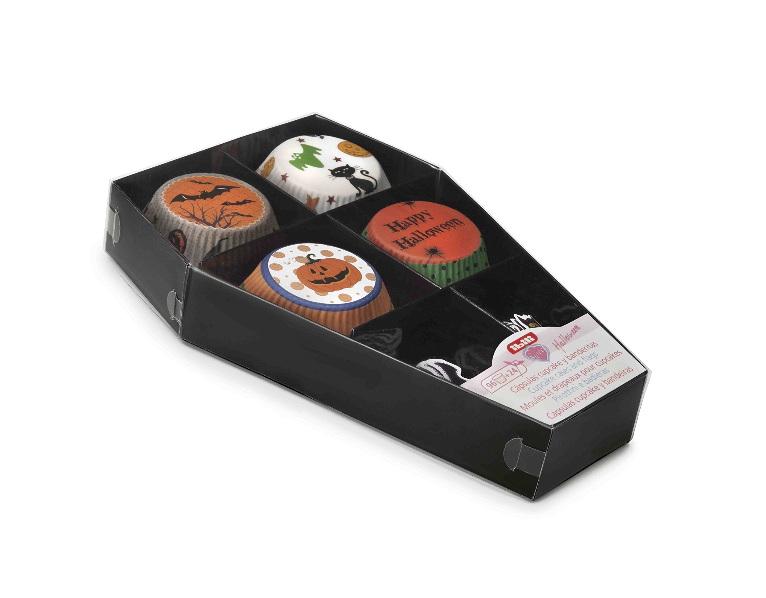 Ibili Cupcake Cases And Flags, 30 x 30 x 30 cm, Multi-color