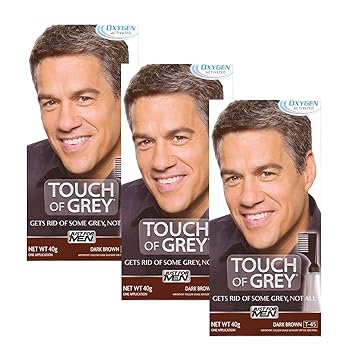 Amazon Com 3 X Touch Of Grey Mens Hair Treatment Colour